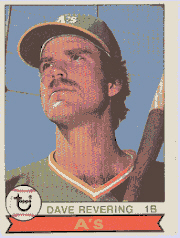 1979 Topps Baseball Cards      224     Dave Revering